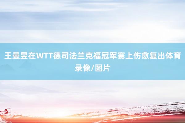 王曼昱在WTT德司法兰克福冠军赛上伤愈复出体育录像/图片